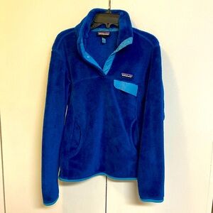 Patagonia Re-Tool Royal Cobalt Blue fleece women’s small ski skiing snowboarding
